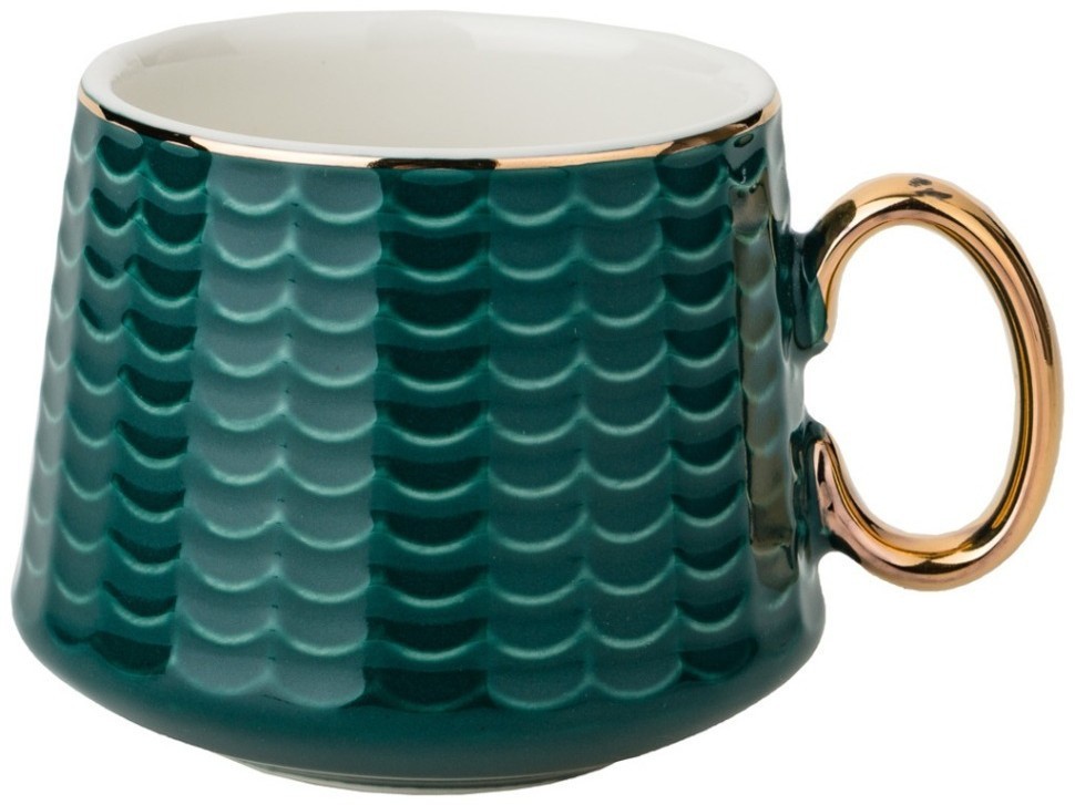 Кофейный набор на 4пер. 8пр. 90мл, темно-зеленый Lefard (91-051)