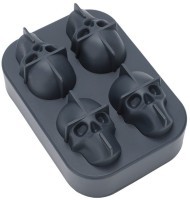 Форма для льда ice skull, графит (77412)