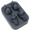 Форма для льда ice skull, графит (77412)