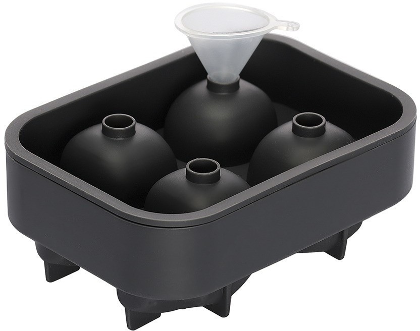 Форма для льда ice skull, графит (77412)