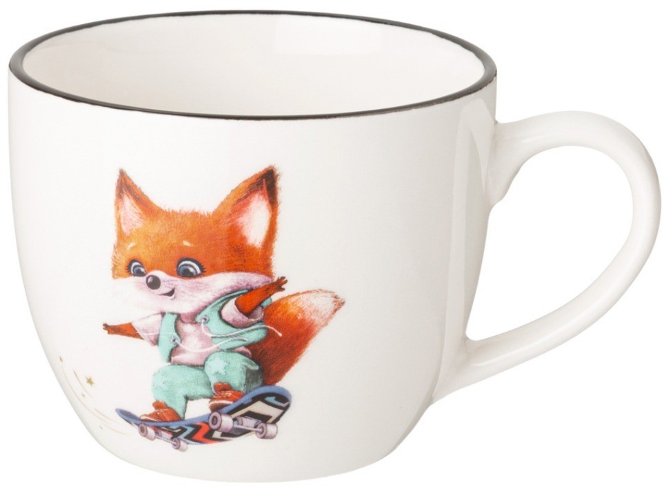 Набор посуды lefard ловкий и смелый, 3 пр.: салатник 470мл, тарелка 20см, кружка 220мл (260-945)