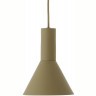 Лампа подвесная lyss, 18х23 см, оливковая матовая (73008)