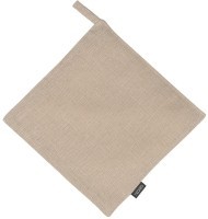 Прихватка из стираного льна бежевого цвета из коллекции essential, 22х22 см (77414)