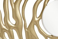 Зеркало декоративное в золотистой раме d85см (TT-00004037)