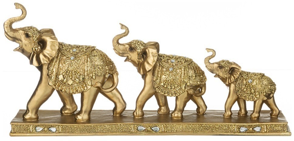 Фигурка декоративная "три слона" 44*9,4*20 см Lefard (146-1782)