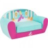 Раскладной бескаркасный (мягкий) детский диван серии "Сказки", Золушка (PCR320-119)