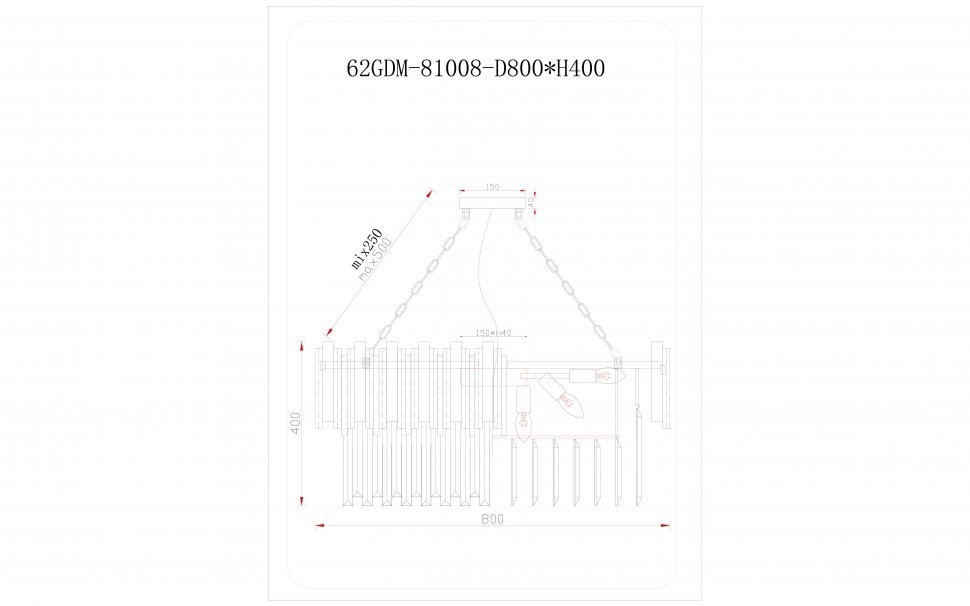 Люстра Vittoria M d80см h38см (TT-00002205)