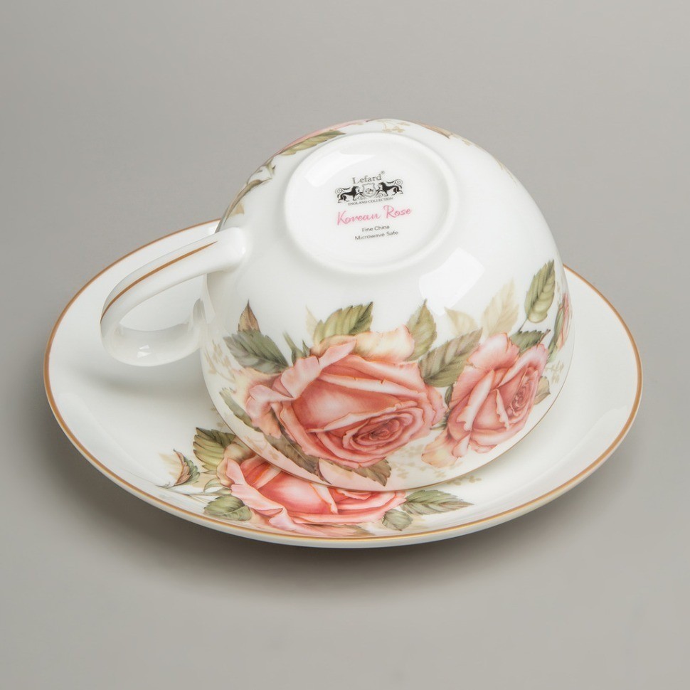 Чайный набор lefard "корейская роза" на 2 пер. 4 пр. 300 мл (590-679)