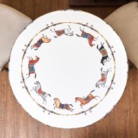 Скатерть круглая &quot;passage&quot;150 см  ,белый, 100% хлопок ,твил Lefard (850-759-24)