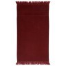 Полотенце банное с бахромой бордового цвета essential, 70х140 см (63146)