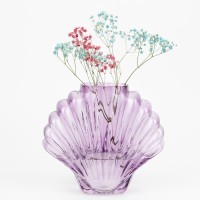 Ваза для цветов seashell, 18,5 см, лиловая (78574)