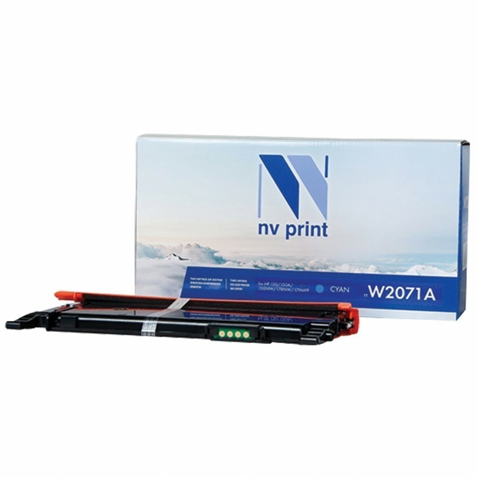 Картридж лазерный NV PRINT NV-W2071A для HP голубой ресурс 700 стр. NV-W2071A C 363797 (1) (91026)