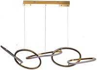 Люстра подвесная Flow золото 120см (TT-00013208)