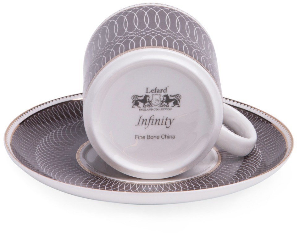 Кофейный набор lefard  "infinity" на 4 пер. 8 пр. 210 мл (440-311)