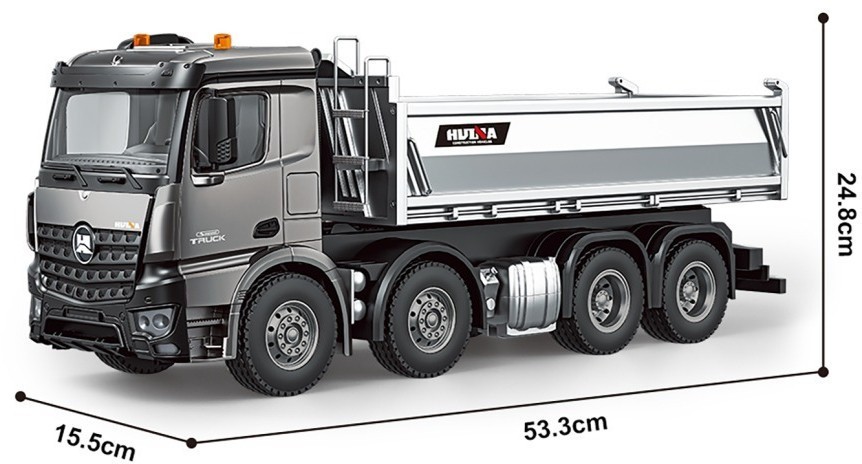 Радиоуправляемый самосвал 8х8 HUINA 13CH 1:14 (HN1536PRO)