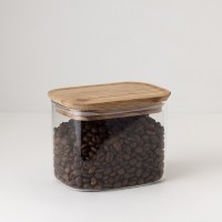 Банка для хранения прямоугольная glass acacia, 600 мл (79986)