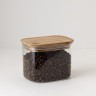 Банка для хранения прямоугольная glass acacia, 600 мл (79986)