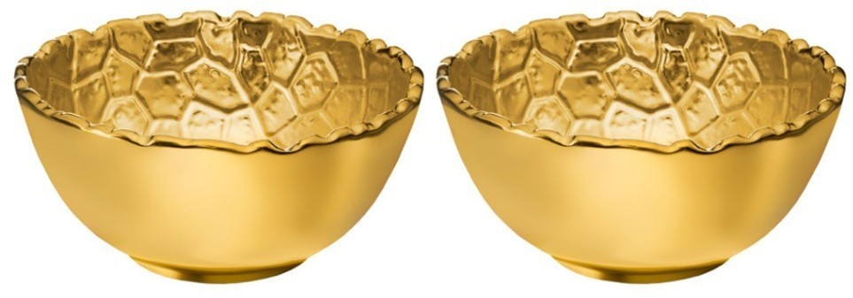 Набор салатников lefard "charm" 2 шт. 11*5,5 см 250 мл (золото) (779-356)