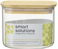 Банка для хранения прямоугольная glass bamboo, 600 мл (77507)