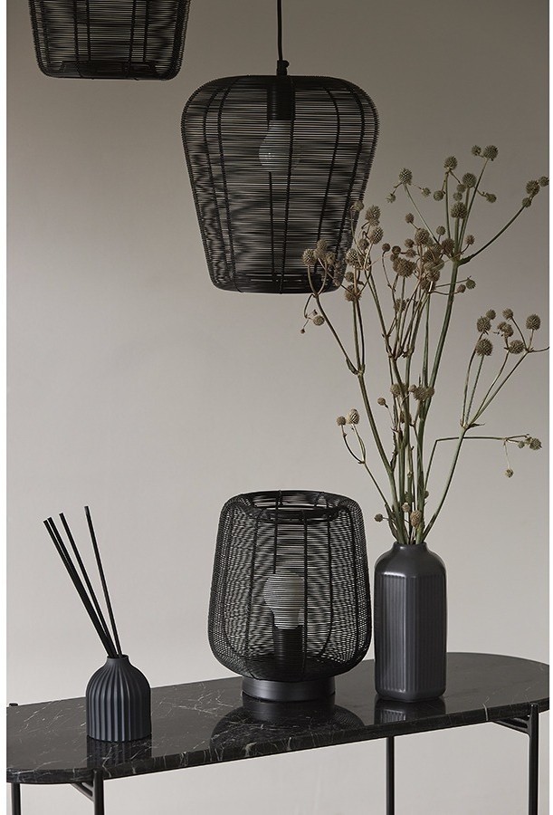 Светильник подвесной vinger, D28х30 см, черный (76205)