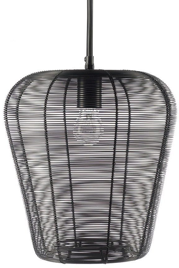 Светильник подвесной vinger, D28х30 см, черный (76205)