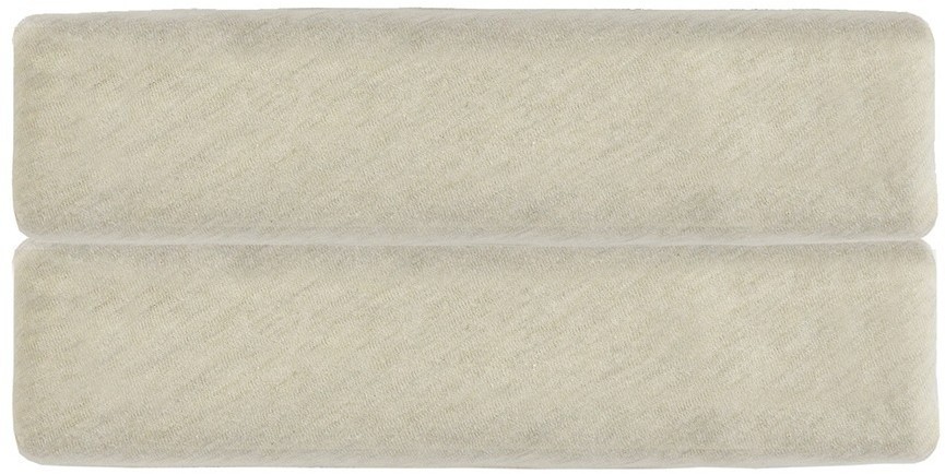 Простыня на резинке из хлопкового трикотажа серо-бежевого цвета из коллекции essential, 160х200х30 см (76108)