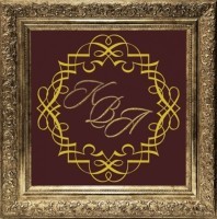 Картина Вензель с кристаллами Swarovski (2206)