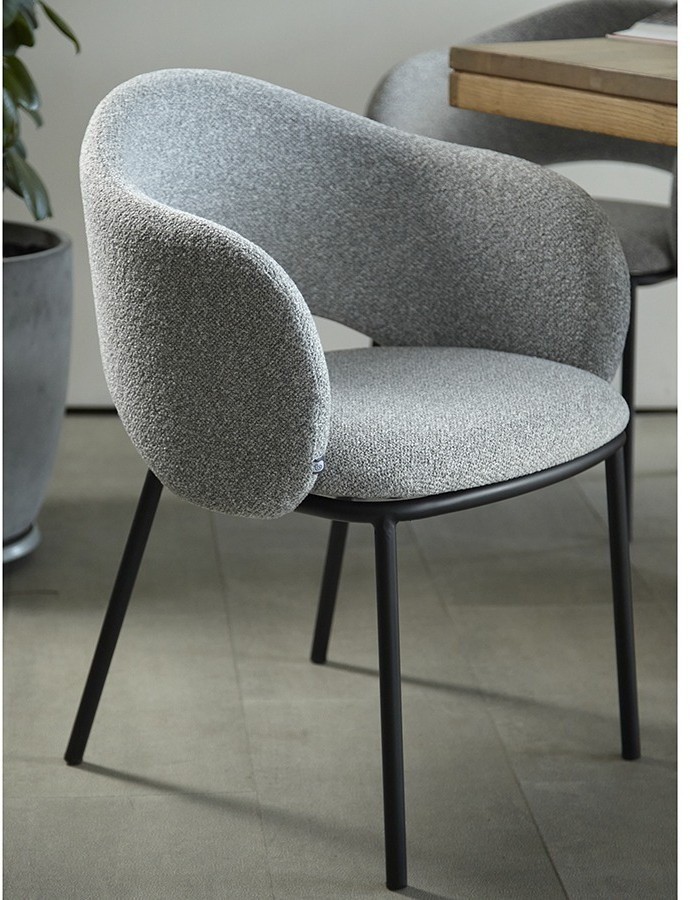 Стул coastal, букле, дымчато-серый (77893)