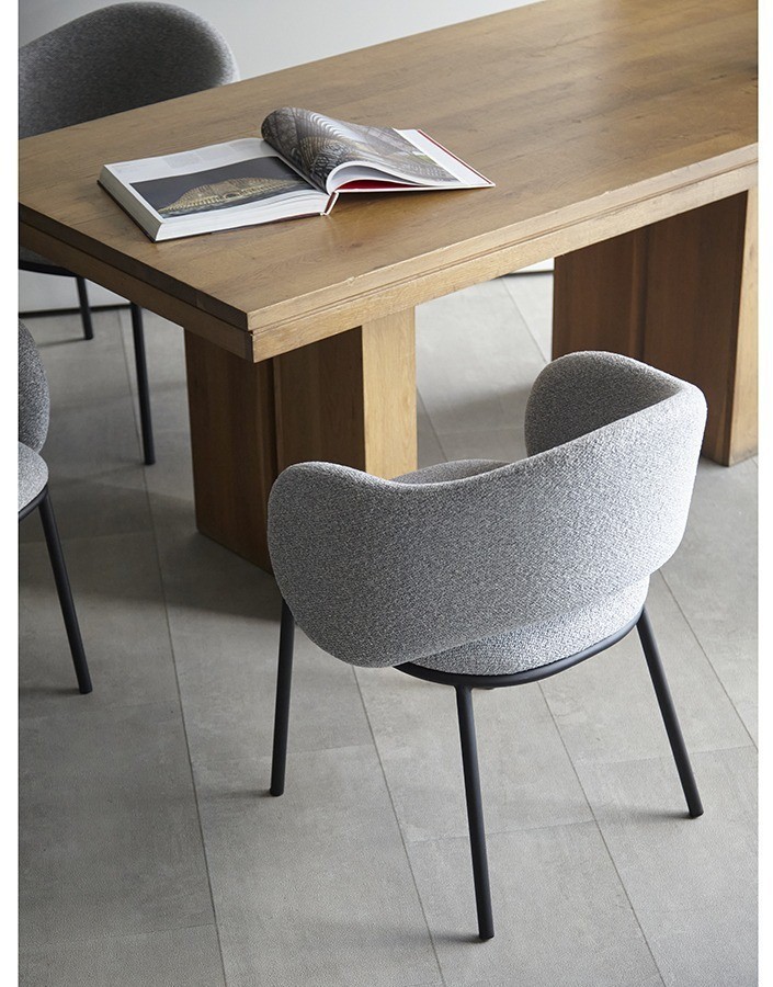 Стул coastal, букле, дымчато-серый (77893)