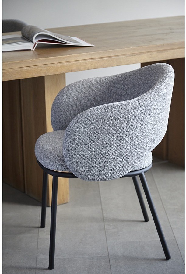 Стул coastal, букле, дымчато-серый (77893)