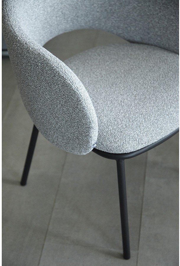 Стул coastal, букле, дымчато-серый (77893)