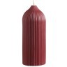 Свеча декоративная бордового цвета из коллекции edge, 16,5см (73753)