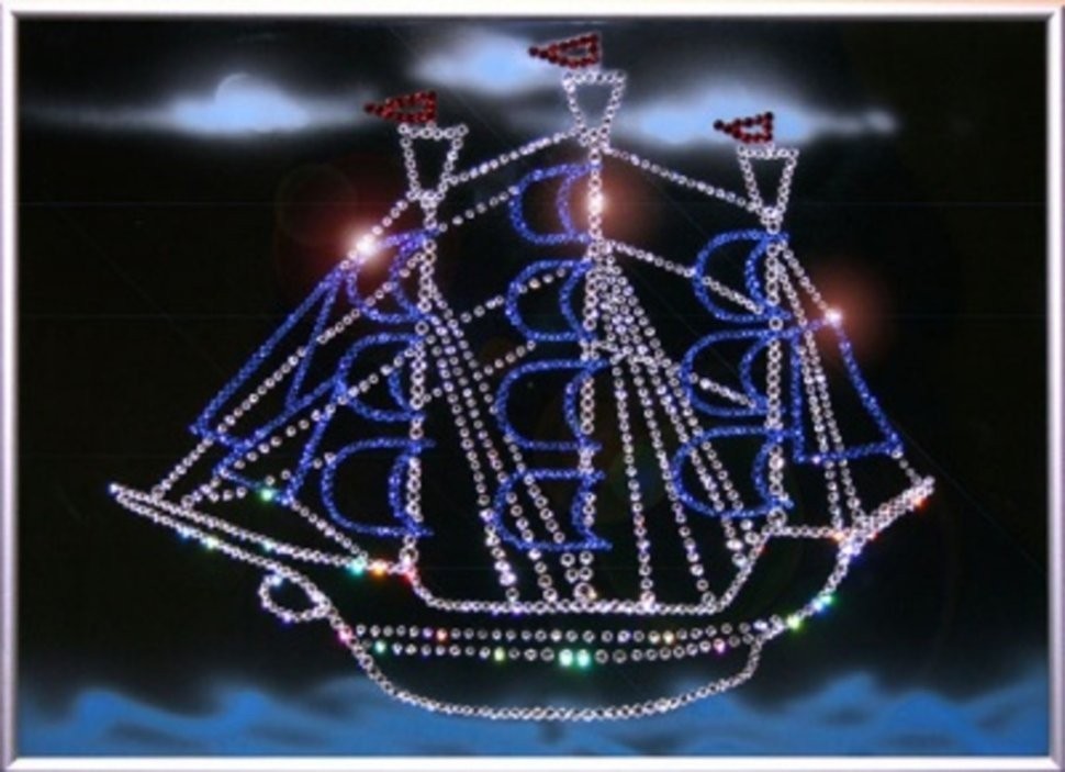 Картина По волнам с кристаллами Swarovski (1242)