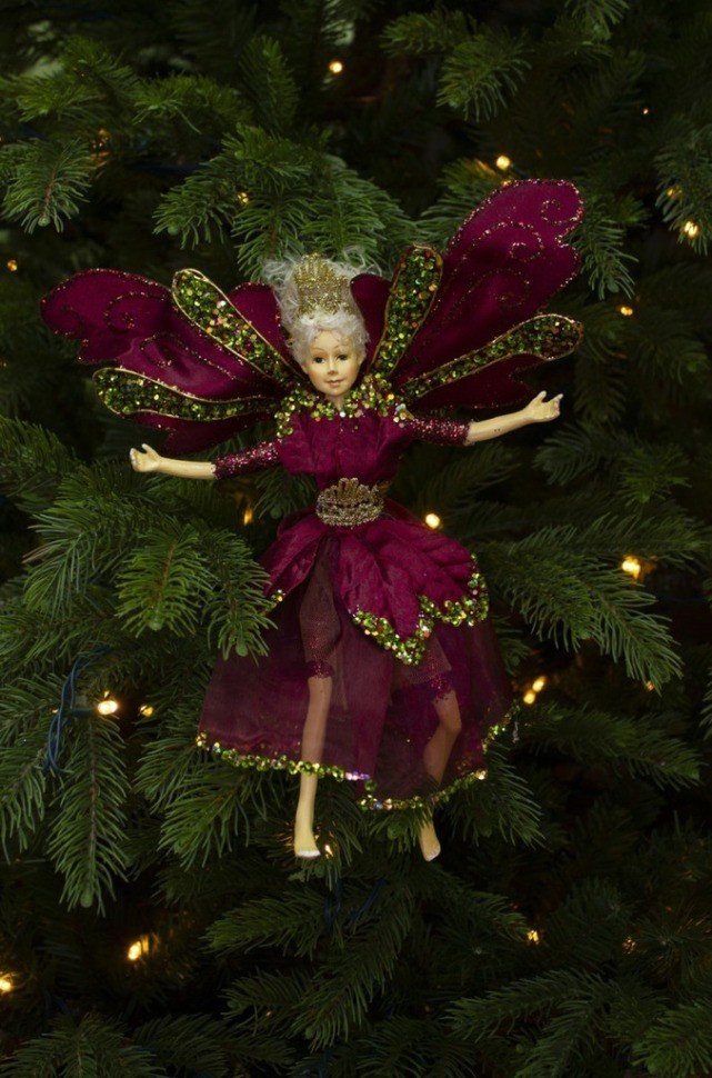 Подвеска фея 31х21х5 см красная (83945)