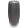 Кашпо серебристое с полосками d30*69см (TT-00010215)