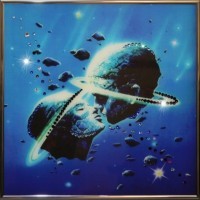 Картина Космическая любовь с кристаллами Swarovski (1325)