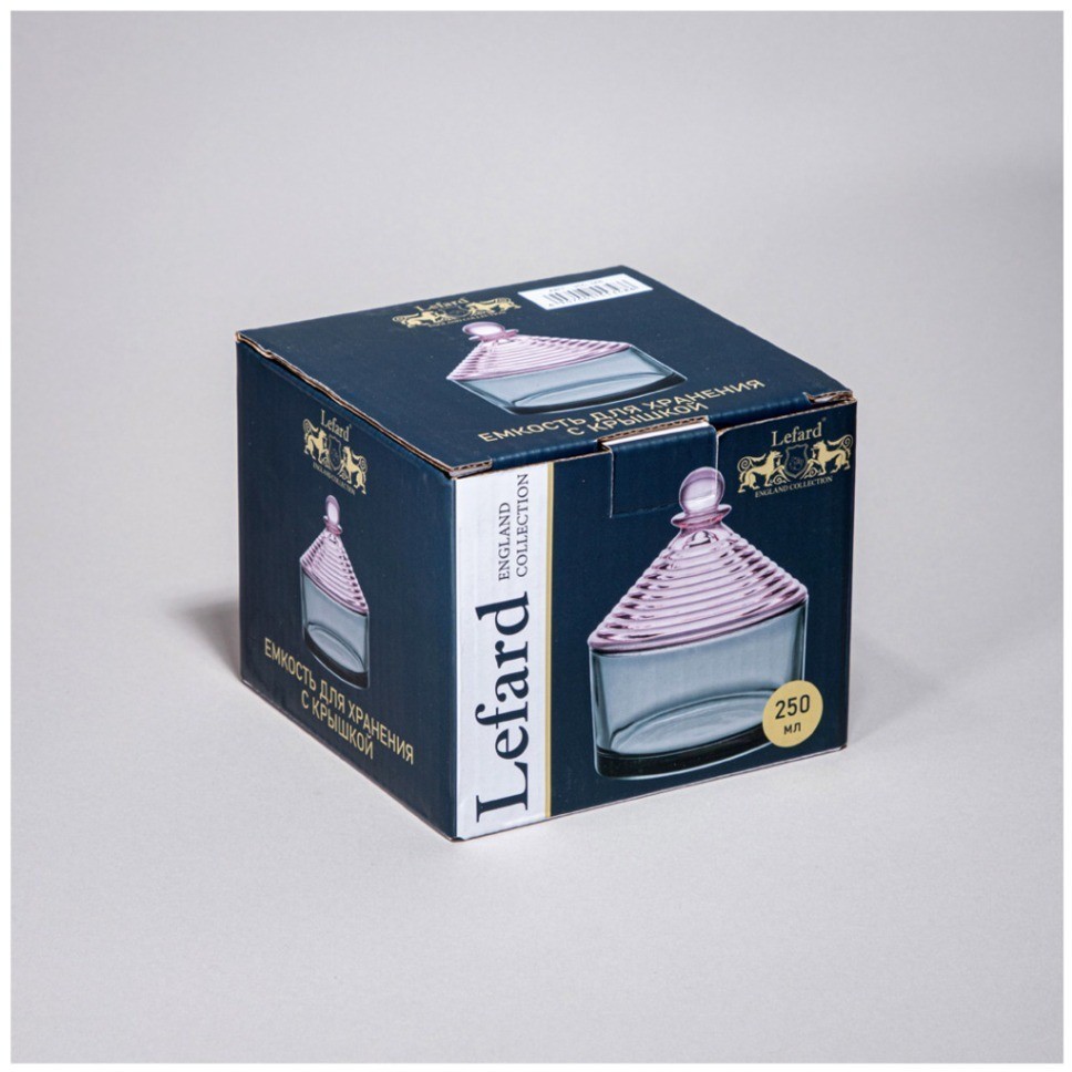 Емкость для хранения с крышкой 10*10*12 см Lefard (355-348)