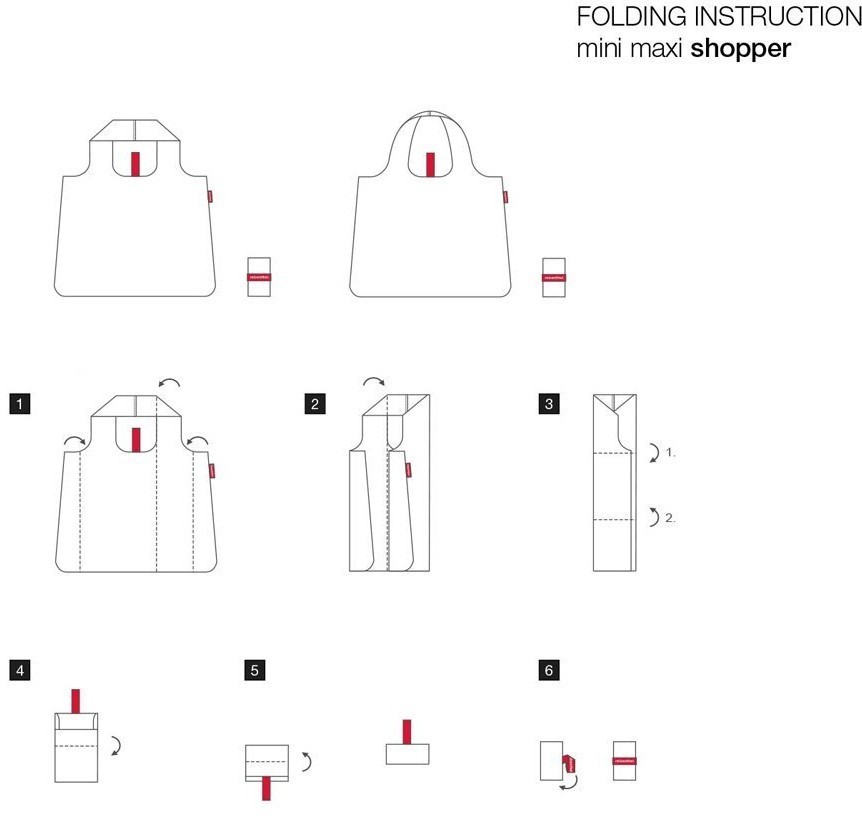 Сумка складная mini maxi shopper artist stripes (55391)