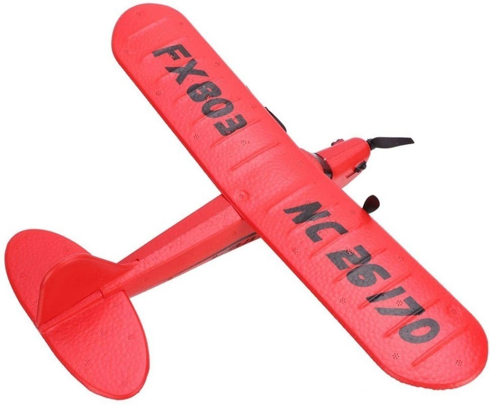 Радиоуправляемый самолет Piper Cub J3 для начинающих 2.4G (FX803-RED)