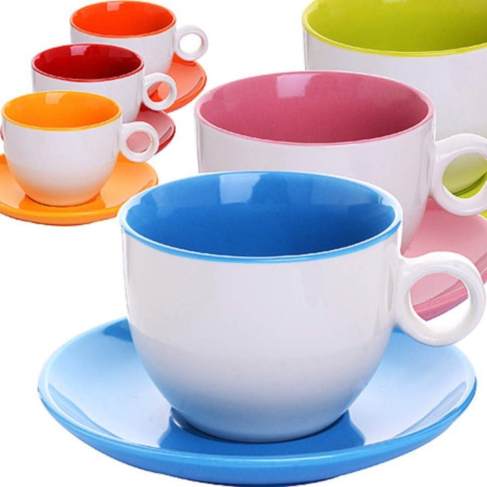 Чайный сервиз на 6 персон 12 предметов 250 мл LORAINE (27581)