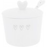 Bastion Collections Сахарница с ложкой White 3 Нearts Spoon Grey LI/SUGAR 001 GR