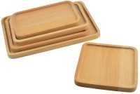 Поднос деревянный прямоугольный bernt, 30х20 см, бук (74804)