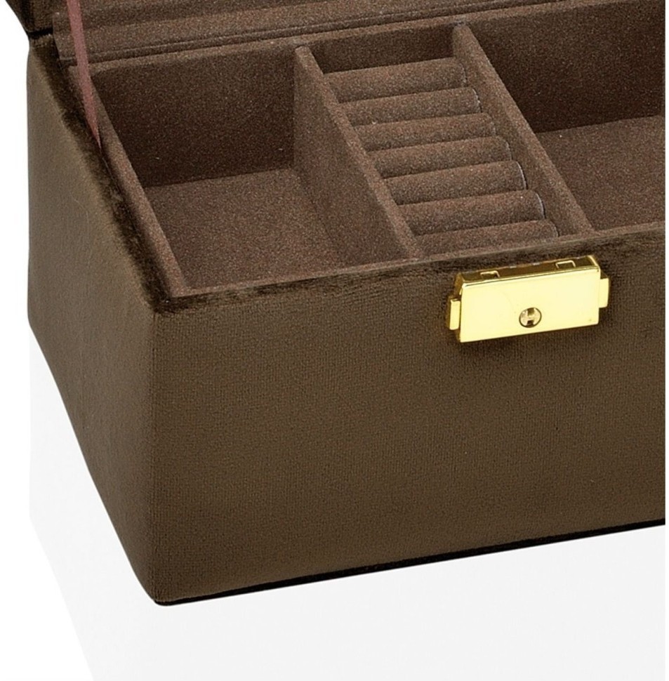 Andrea House Шкатулка для ювелирных изделий Tabacco Velvet AX68231