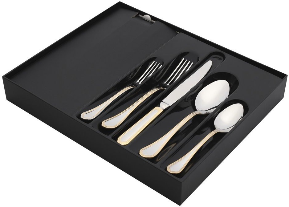 Набор столовых приборов FLORENCE GOLD 30 шт H52464