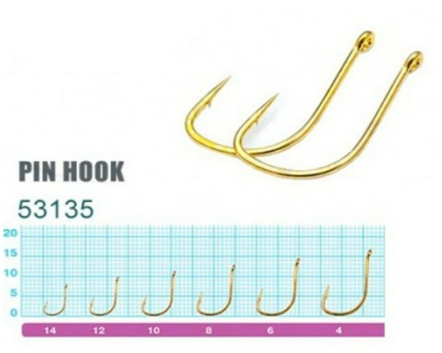 Крючок Owner Pin Hook Gold №6 (8 шт) (84210)