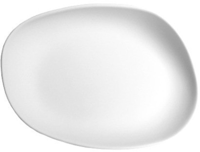 Тарелка 11012C, фарфор, matt white, Cookplay