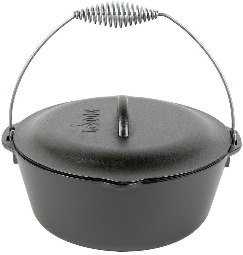 Жаровня чугунная, D34 см, 6,6 л (72326)