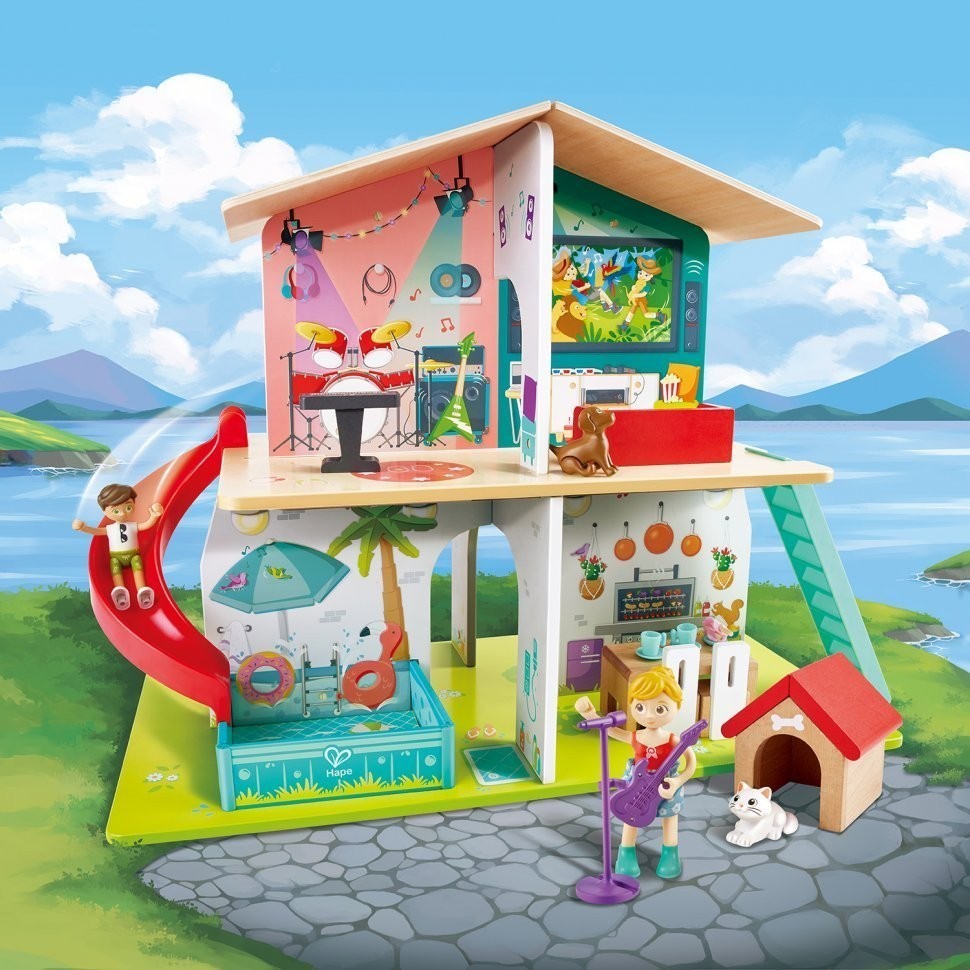 Музыкальный кукольный домик (E3411_HP)