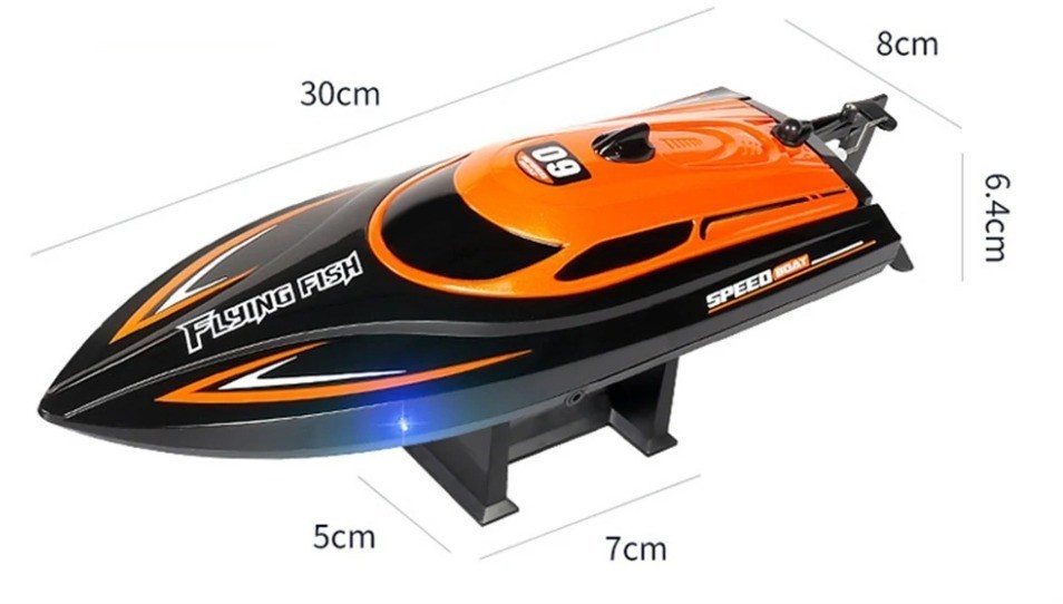 Радиоуправляемый катер (30 см, 25 км/ч, акб 700 mAh) (HJ812-B1)