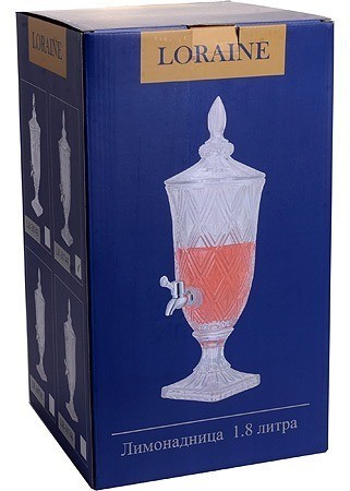Лимонадница с краном 1,8 л LORAINE (30745)